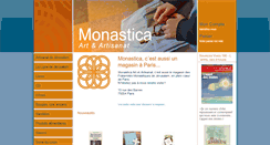 Desktop Screenshot of monastica-art-et-artisanat.com